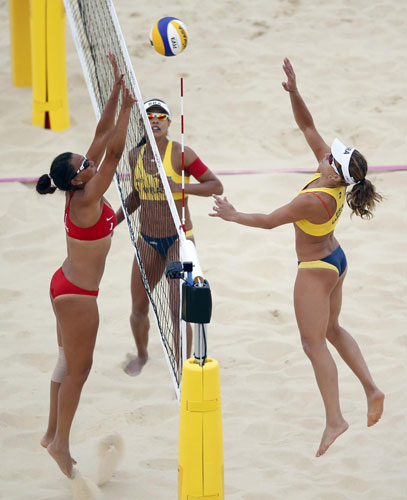 Women's beach volleyball preliminary matches