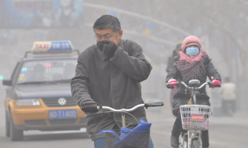 Top 10 cities with worst smog in China