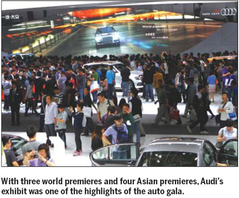 Audi shows top tech at Beijing gala