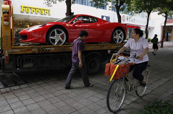 Ferrari planning sales push in China