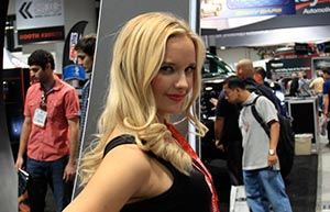 Modified cars, models at SEMA 2013