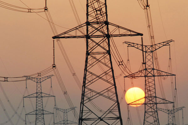 China 2014 power consumption rises 3.8%