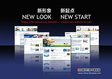 BlueStar opens up its new website