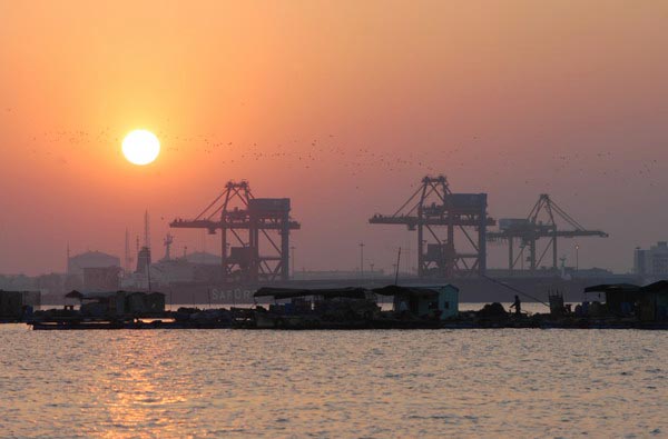 Zhanjiang handles fewer oil, ore shipments