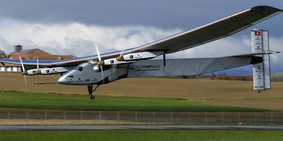 Solar aircraft set for touchdown