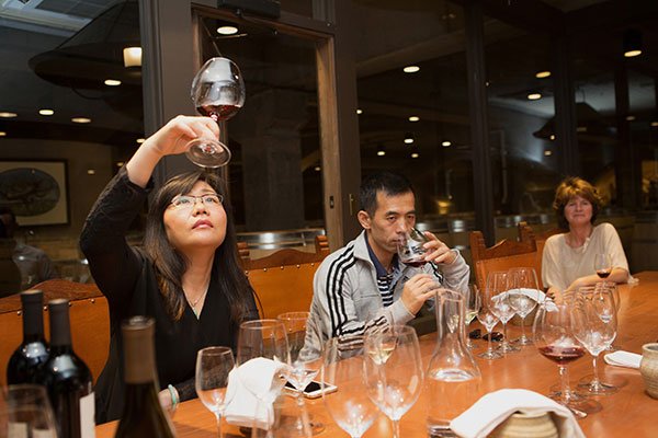 Napa Valley wine brought to China