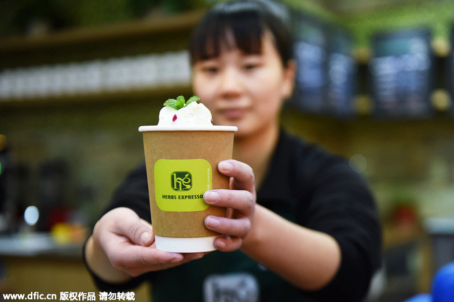 'Herbal coffee' sold in Hangzhou