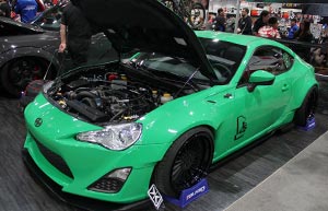 Modified cars, models at SEMA 2013