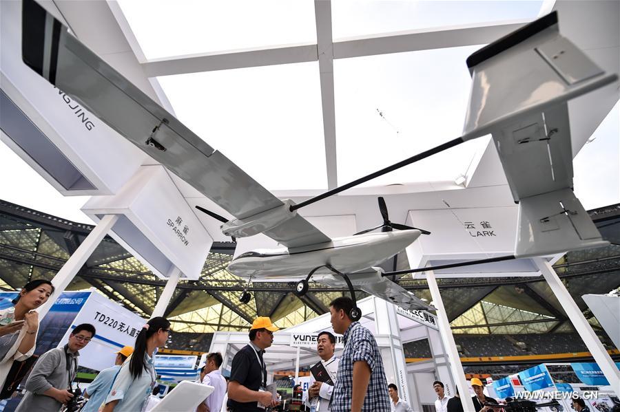 Drones attract crowds at China Hi-tech Fair