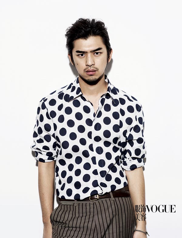 Bolin Chen poses for Vogue magazine