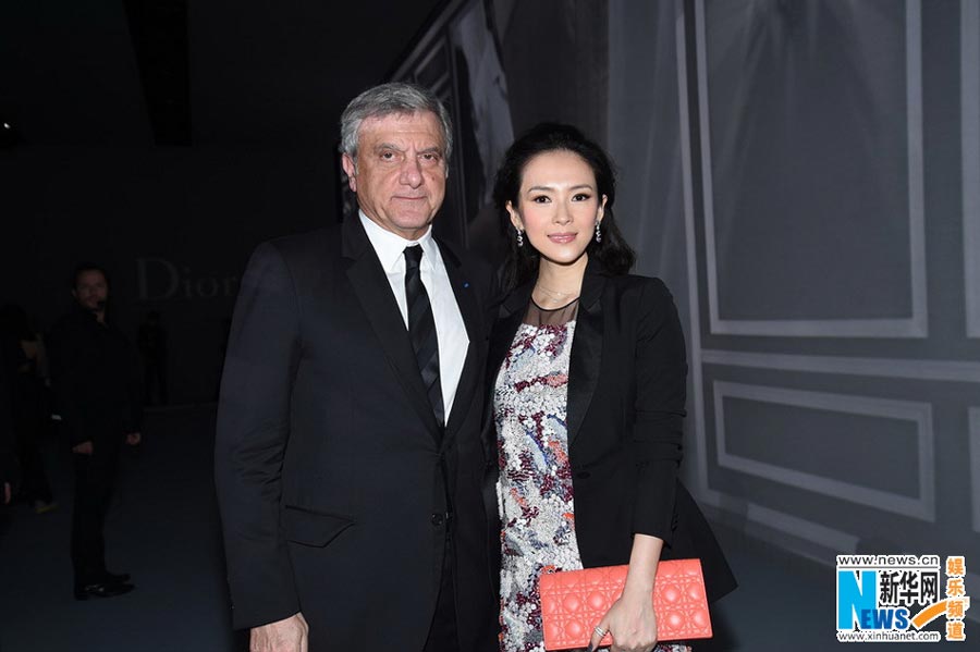 Zhang Ziyi attends fashion show in HK