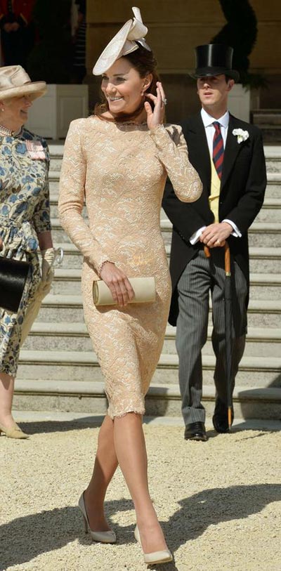 Duchess of Cambridge attends garden party