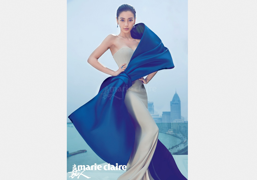 Angelababy poses for Marie Claire