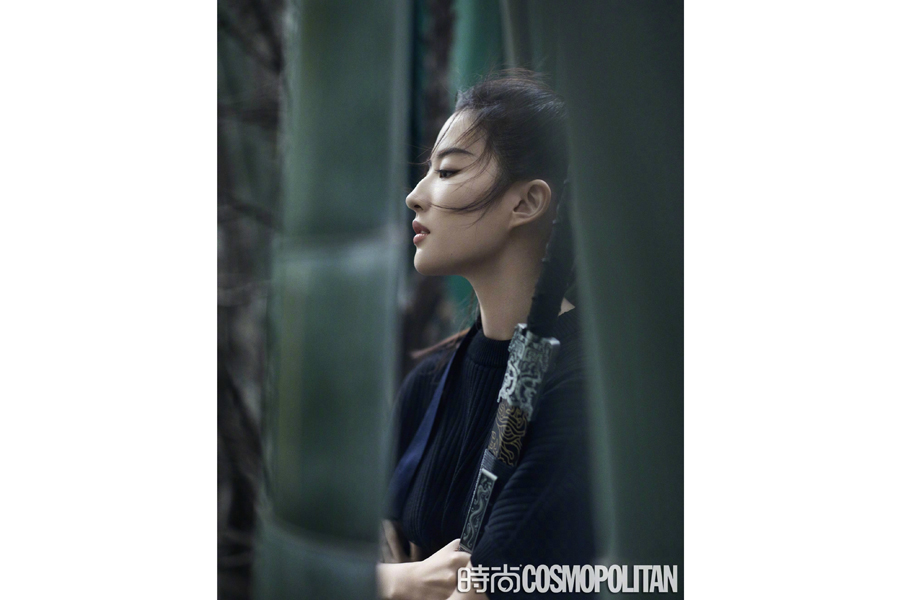 Fashion icon Liu Yifei poses for fashion magazine