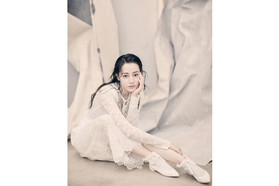 Pop star Dilraba Dilmurat poses for fashion magazine