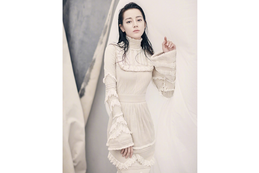 Pop star Dilraba Dilmurat poses for fashion magazine