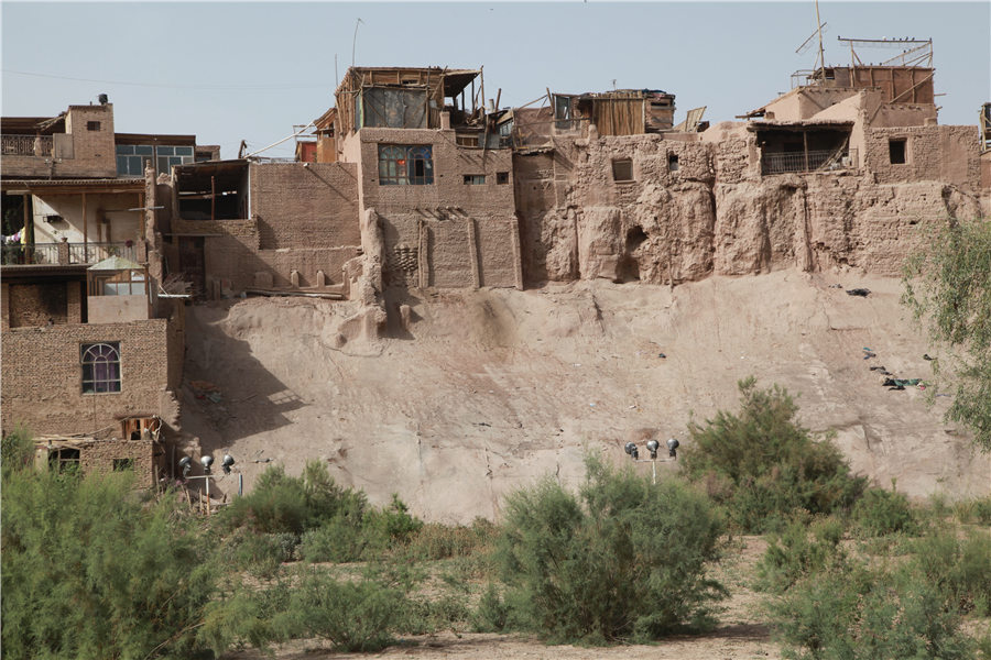 Kashgar old city in Xinjiang is well preserved