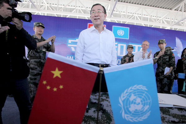 UN chief hails China's peacekeepers