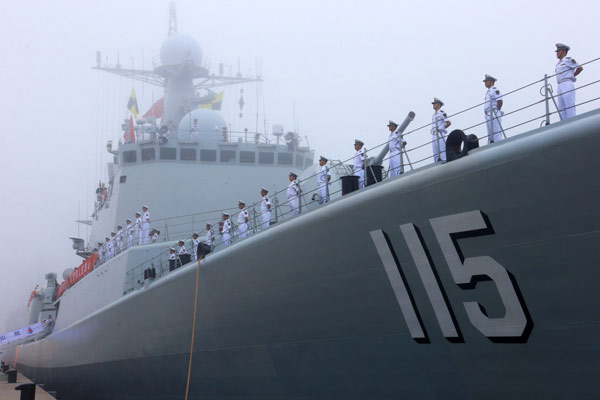 Chinese fleet departs for Sino-Russian drills