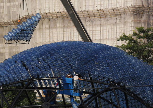 Giant lantern for Mid-Autumn Festival