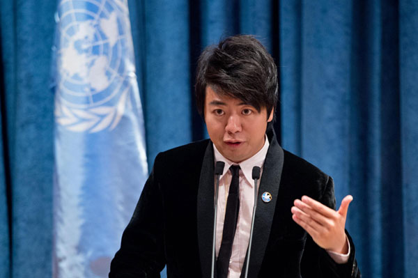 Pianist Lang Lang chosen as UN Messenger of Peace