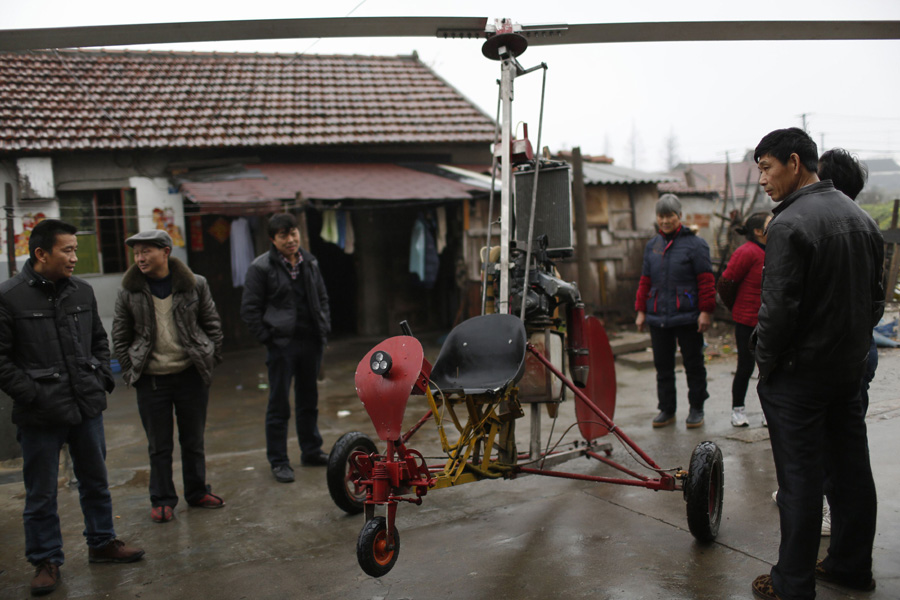 Man dream of flying his own plane