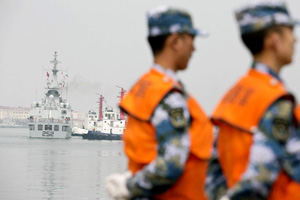 7 countries' naval ships arrive in E China