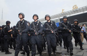 Beijing holds anti-terror drill