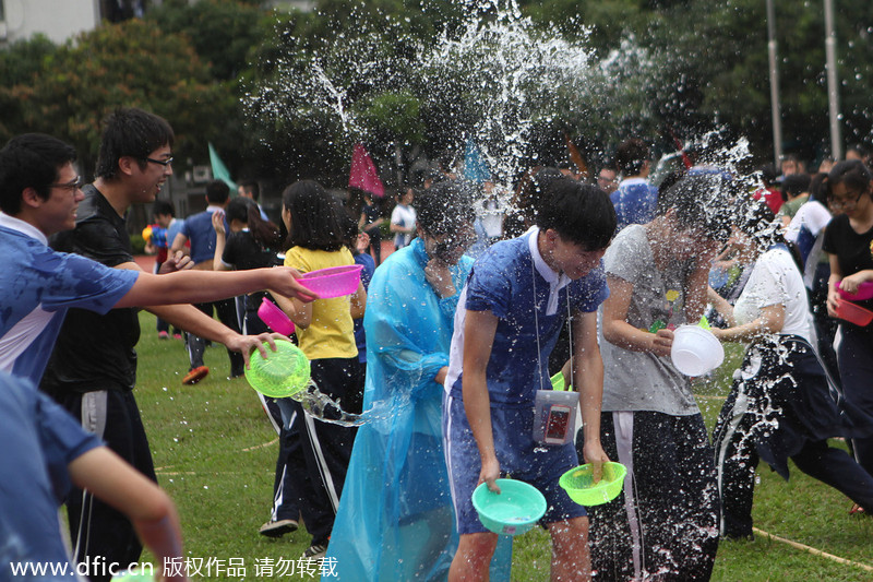 Students make a splash at grad ceremony in S Chin