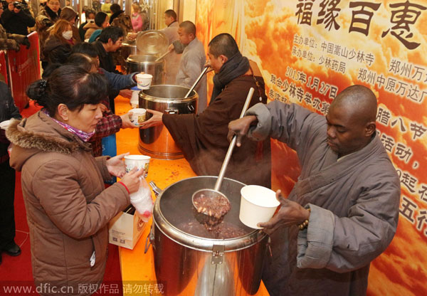 Laba Festival celebrated with free porridge