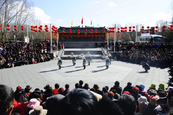 Tibetans rejoice at twin New Year celebration