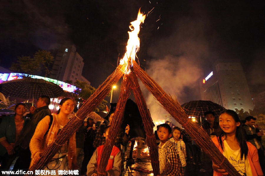 Ethnic groups celebrate Torch Festival