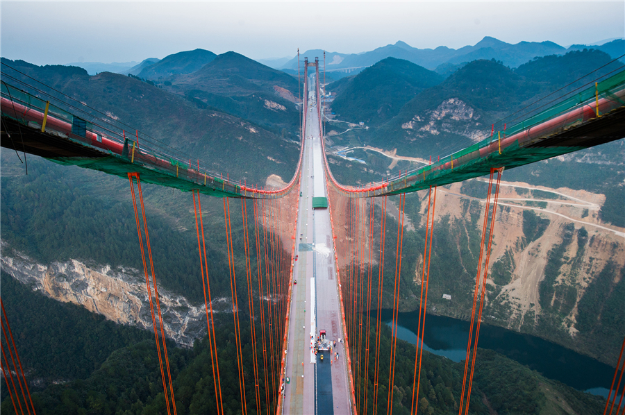 World's second highest bridge in Southwest China put into operation