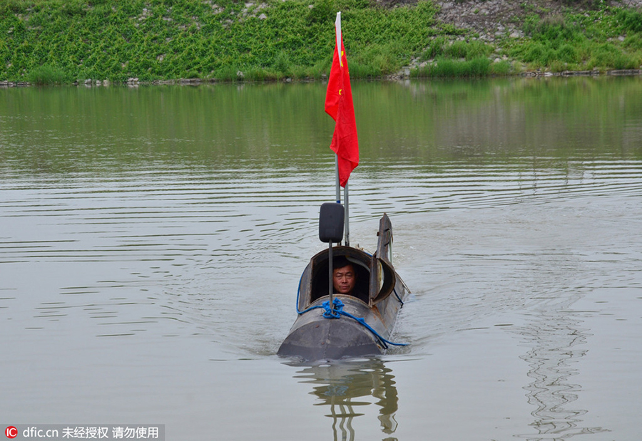 Chinese farmer granted patent for submarine