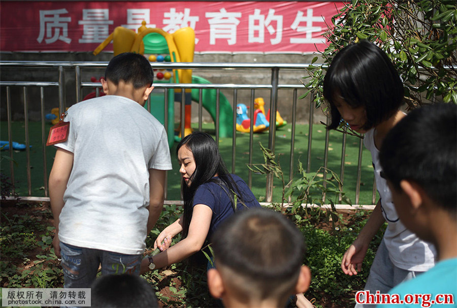 Young teacher's heartfelt love for students