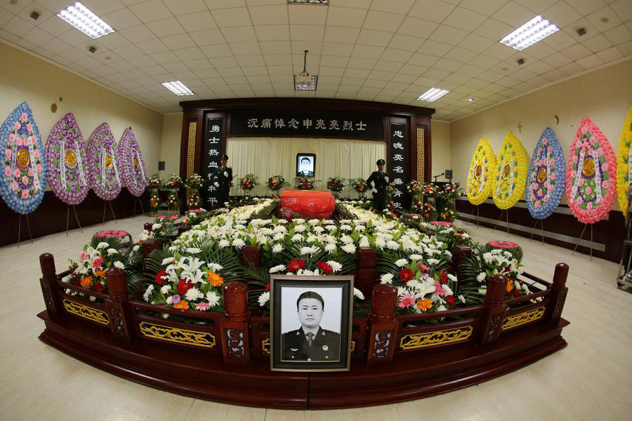 Chinese peacekeeper's body cremated