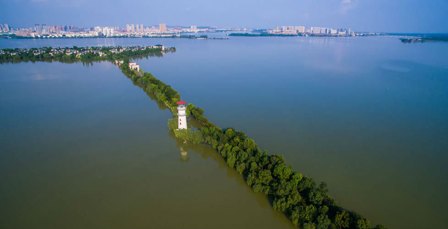 Flood besieges luxury villa district in central China