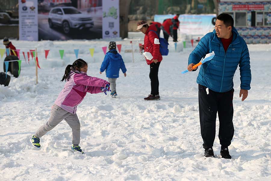 It's snow carnival time in Beijing