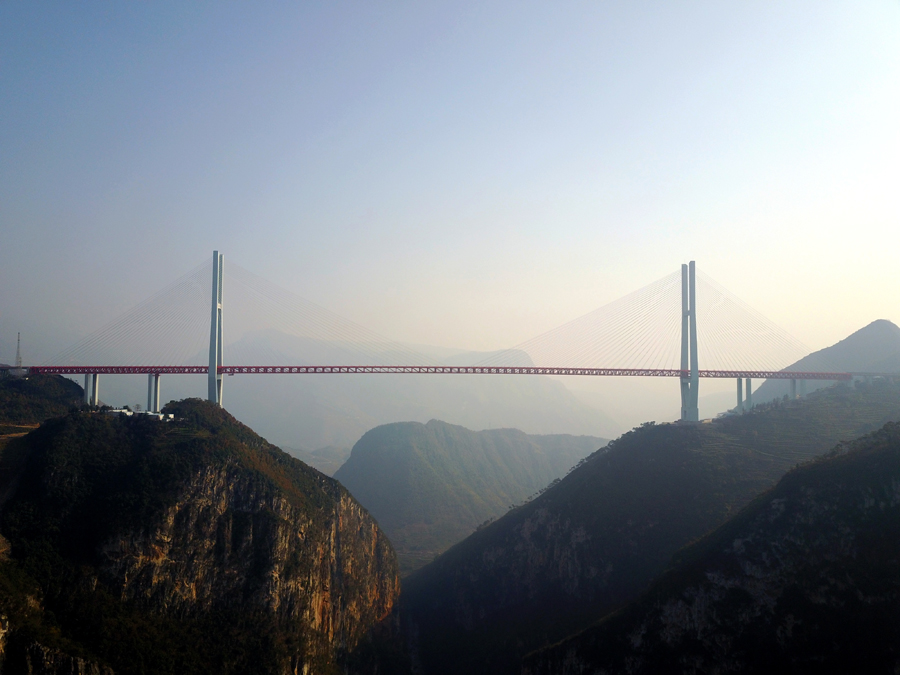 World's highest bridge opens in Guizhou