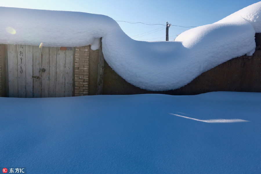 Xinjiang,a winter wonderland