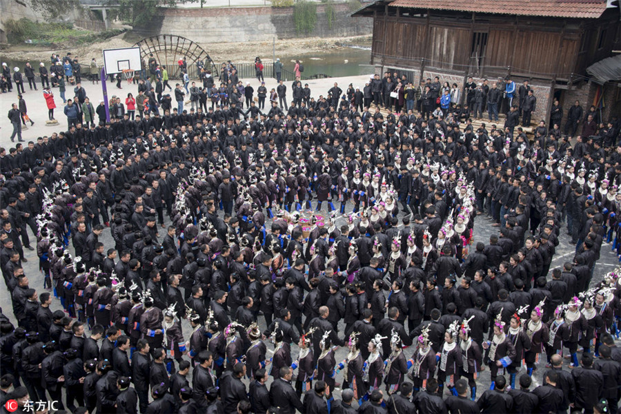 Dong people celebrate Lunar New Year