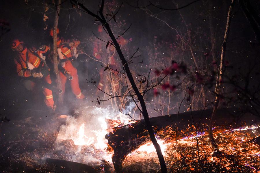 Smoldering coal fire successfully exterminated in North China