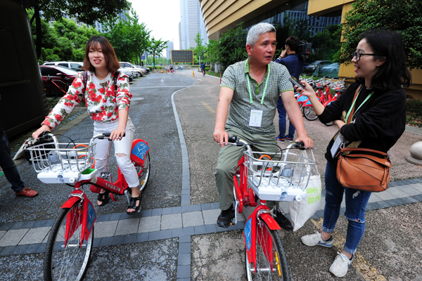 Hangzhou bicycles get electric upgrade