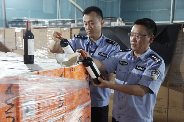 China Customs snares gangs for wine smuggling