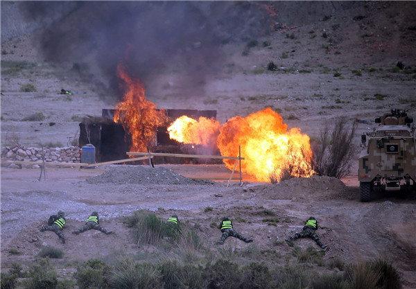 China, Kyrgyzstan hold joint anti-terrorism drill