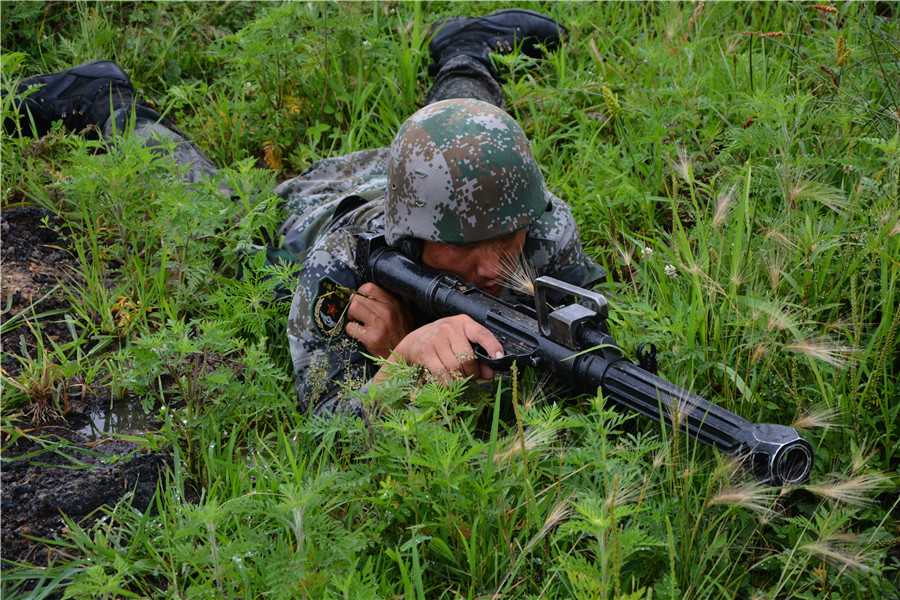 Soldiers carry out live-fire exercise in Northeast China