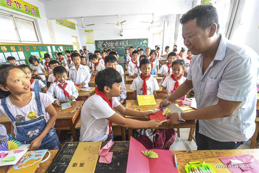 Upcoming Teachers' Day celebrated in China