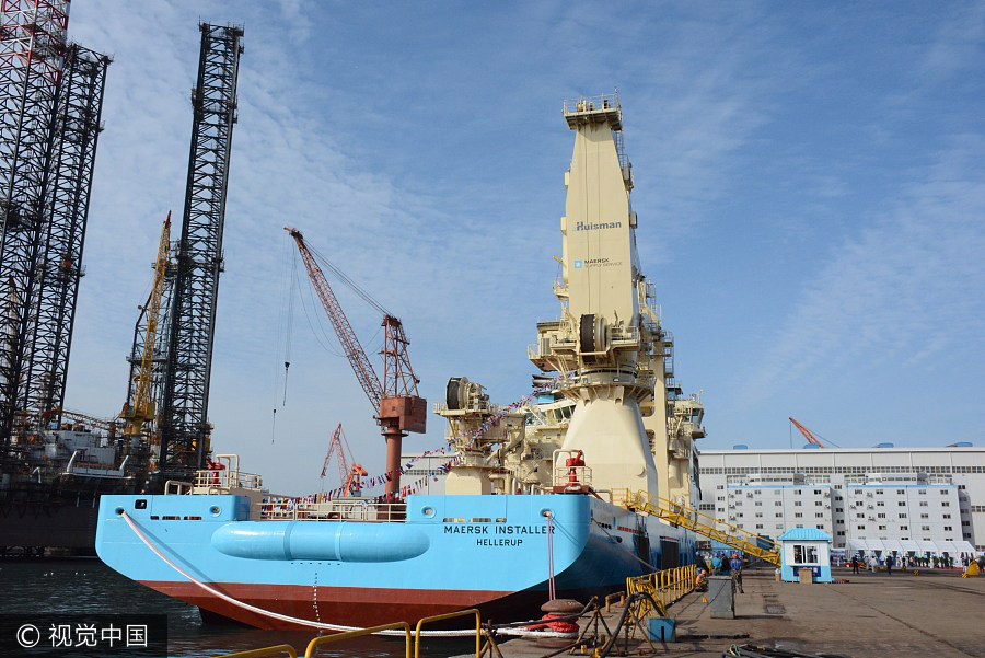 Advanced subsea support vessel delivered to Maersk in Dalian