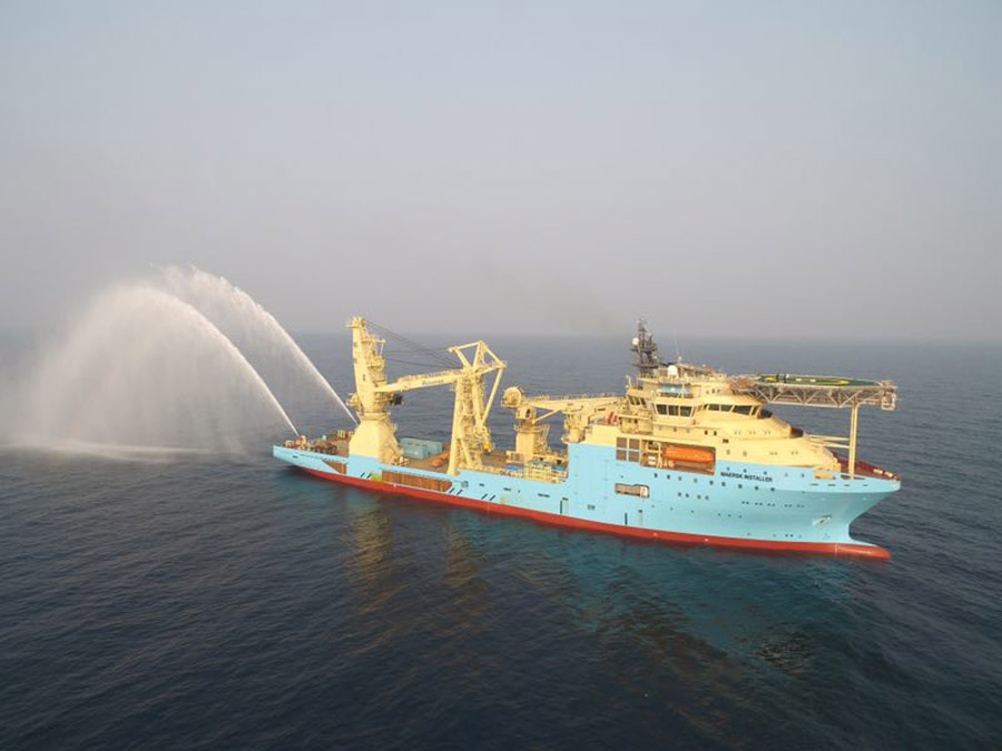 Advanced subsea support vessel delivered to Maersk in Dalian