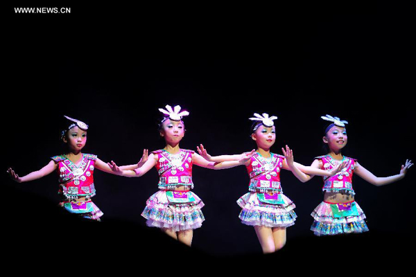 Kids music drama performed in SW China